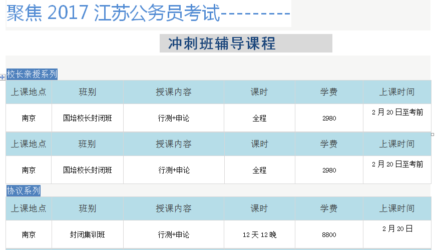 公务员考试冲刺班价格及其影响因素解析