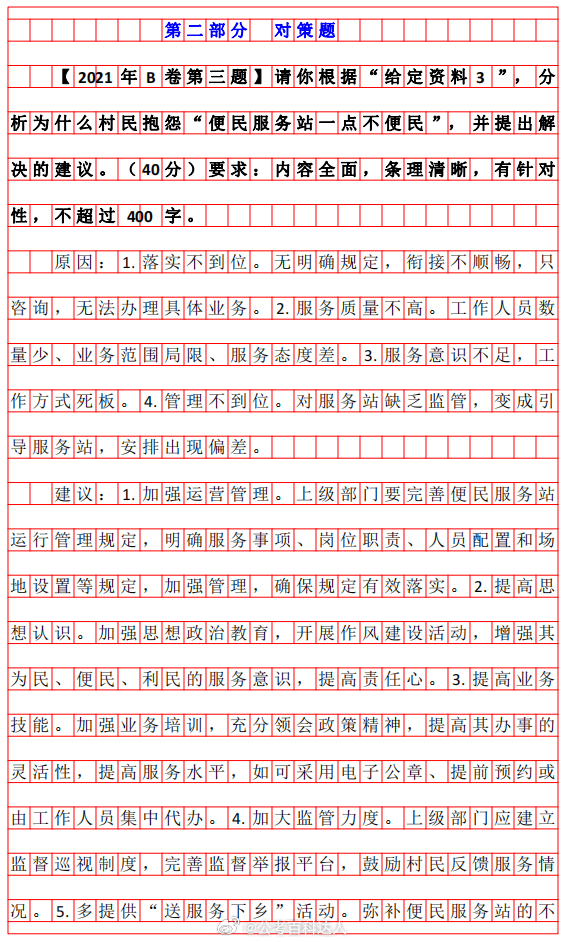 公考申论写作必备技巧总结